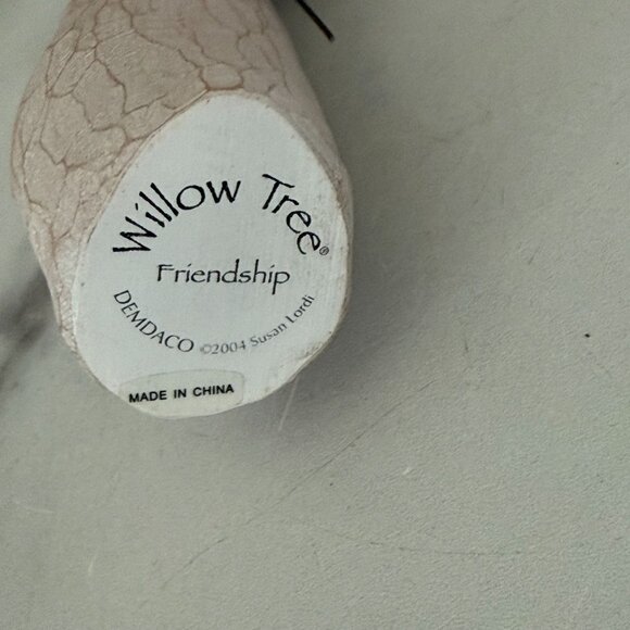 Willow Tree Friendship Figurine By Susan Lordi Demdaco 2004 Hand-Painted Resin - Picture 6 of 6